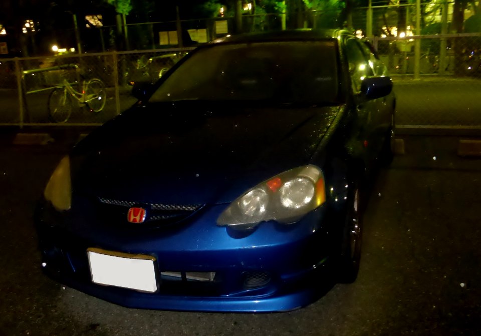 Honda INTEGRA TYPE R (DC5) at night front