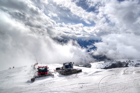 Winter tractor machine