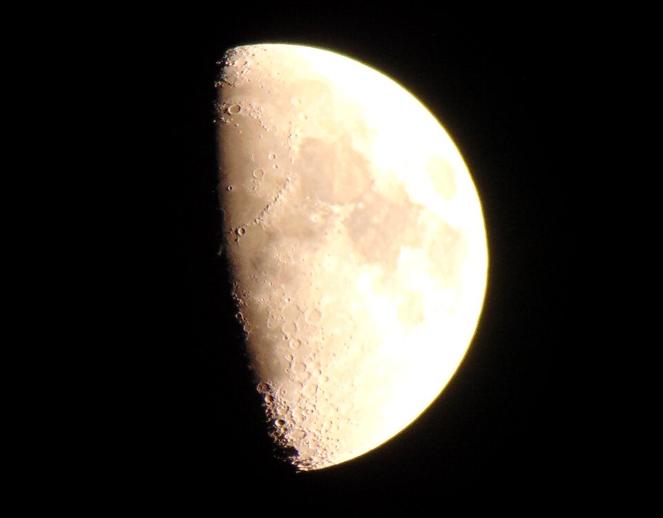 Craters bright moon about moon