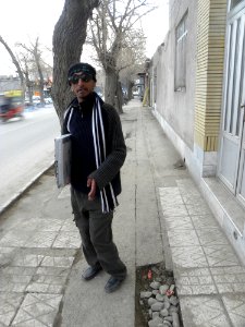 Homlesss men in Nishapur 2