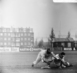 Honkbal Sparta tegen Schoten, spelmoment, Bestanddeelnr 919-2435