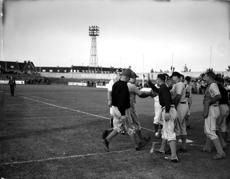 Honkbal. Haarlem tegen Amsterdam, Bestanddeelnr 907-8086