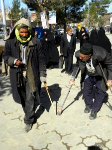 Homlesss men in Nishapur 6