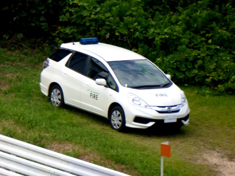 Honda FIT SHUTTLE (GG7) as Fire Rescue of Suzuka Circuit