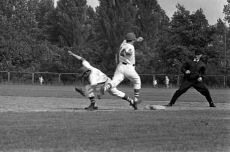 Honkbal Ajax tegen Sparta 5-9, spelmomenten, Bestanddeelnr 919-3859