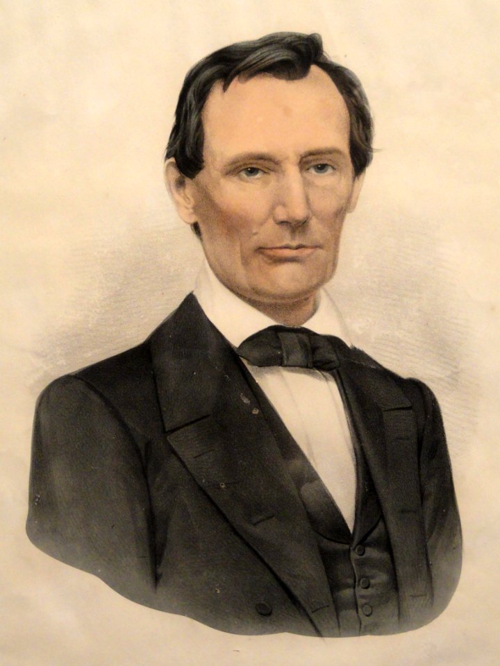 Hon. Abraham Lincoln, Our Next President, 1860 - Currier & Ives - Museum of Fine Arts, Springfield, MA - DSC03978