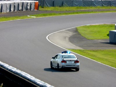 Honda CIVIC TYPE R (FD2) as the marshal car of SUZUKA CIRCUIT