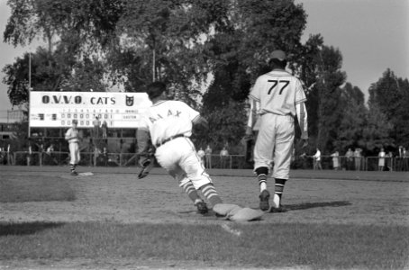 Honkbal Ajax tegen Sparta, spelmomenten, Bestanddeelnr 916-7935