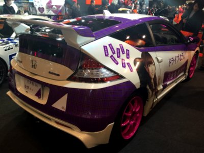 Honda CR-Z wrap for Nogizaka46 navi 04 - Tokyo Auto Salon 2015