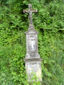Hommert (Moselle) croix de chemin B