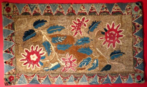 Hooked rug, United States, Honolulu Museum of Art, 402.1
