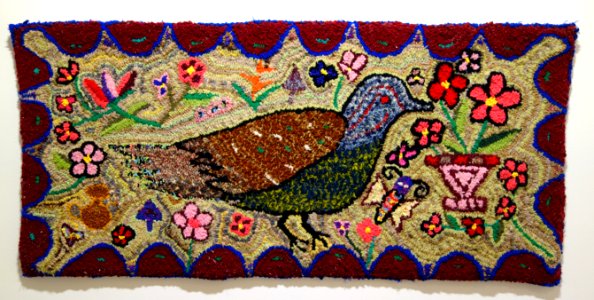 Hooked rug, Maya, 2011 - Textile Museum of Canada - DSC01450