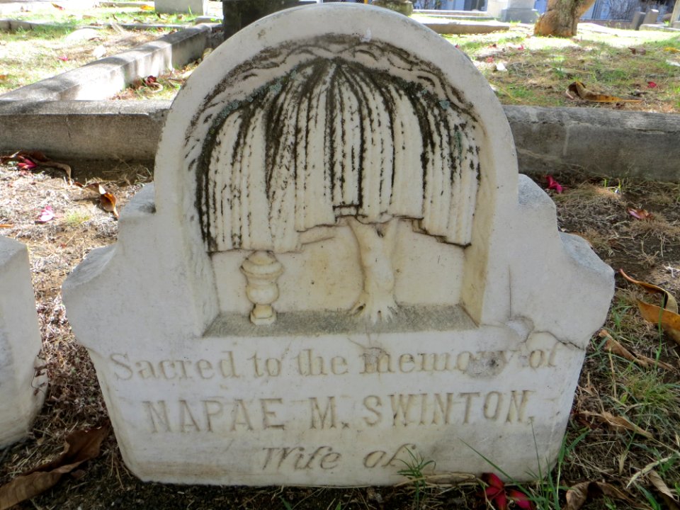 Honolulu-Catholic-cemetery-Swinton-Napae-gravemarker