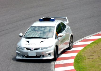 Honda CIVIC TYPE R Euro (FN2) as the marshal car of SUZUKA CIRCUIT