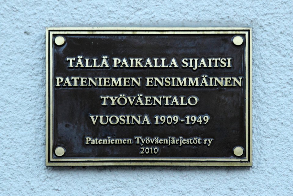Honkapirtti plaque Oulu 20141216