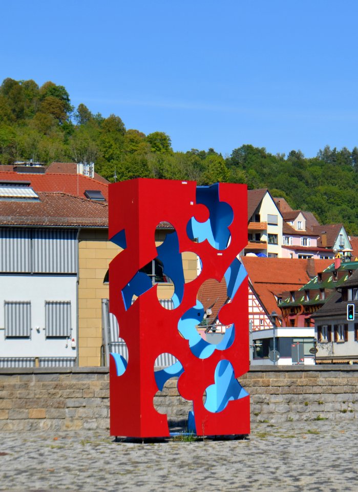 Horb am Neckar, Skulptur Dammstraße-Christopherusbrücke