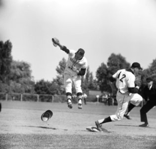 Honkbal OVVO tegen Schoten. Spelmoment, Bestanddeelnr 915-3866