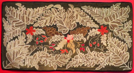Hooked rug, United States, Honolulu Museum of Art, 407.1