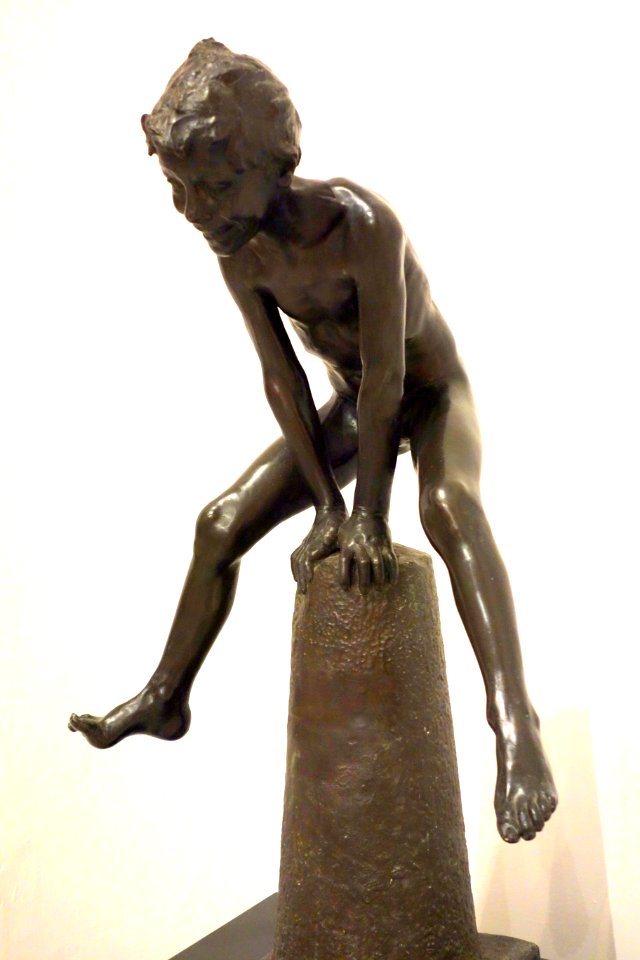 Hop-la by Lorenzo Massa (1858-1941), 1894, bronze - Accademia Ligustica di Belle Arti - DSC02328