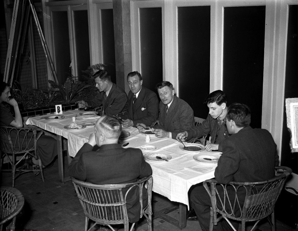 Hoogovensschaaktoernooi. Diner, Bestanddeelnr 903-1953
