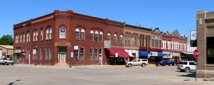 Hooper, Nebraska Main and Fulton NW corner
