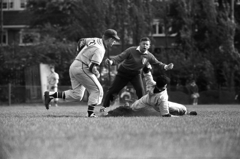 Honkbal VVGA tegen Sparta. Spelmoment, Bestanddeelnr 912-4747