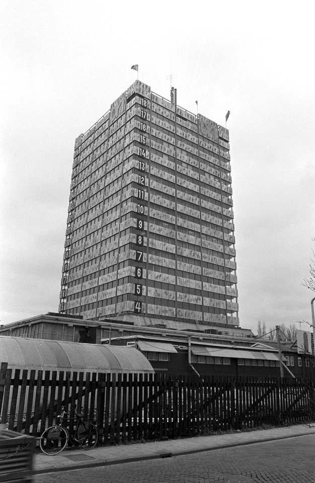 Hoogste punt bereikt van nieuw hoofdkantoor Albert Heyn Zaandam, Bestanddeelnr 924-2311