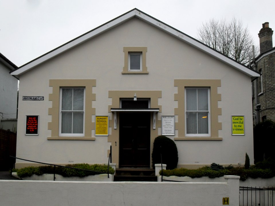 Hope Strict Baptist Chapel, Shaw's Corner, Redhill (January 2011)