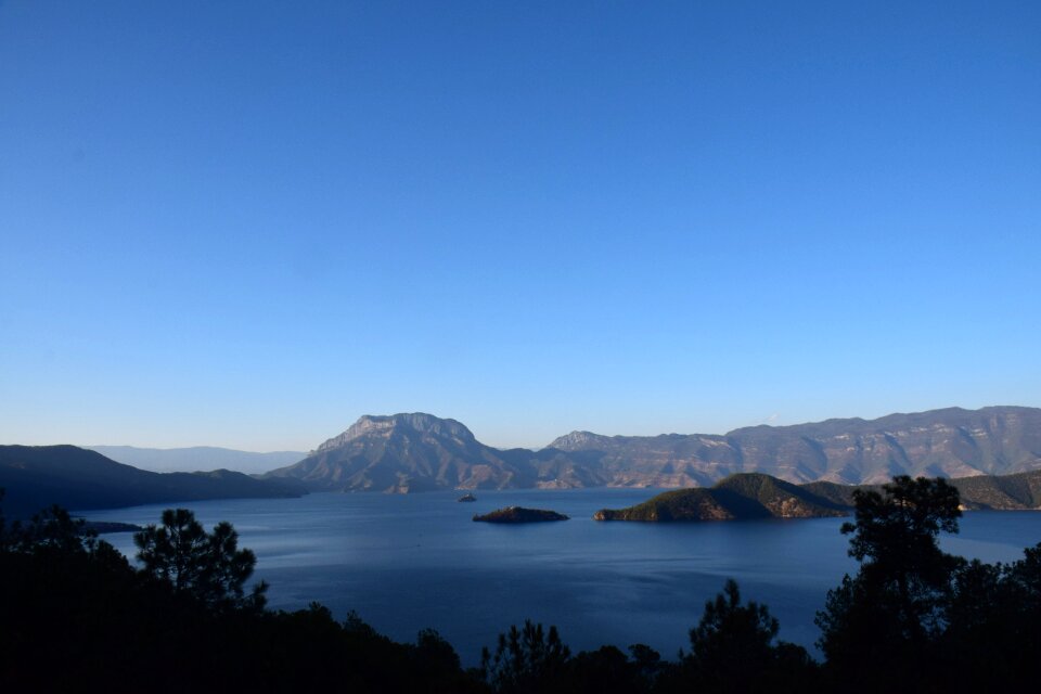 Lugu lake lake alpine
