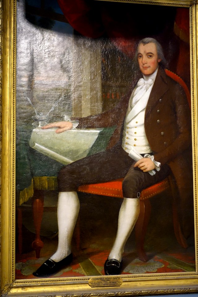 Honorable Noah Smith (1754-1838), Supreme Court Justice, First Grand Master Vermont F-AM - Bennington Museum - Bennington, VT - DSC08509