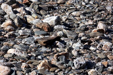 River bank pebbles nature