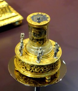 Horizontal table clock, probably France, c. 1590 - Mathematisch-Physikalischer Salon, Dresden - DSC07890