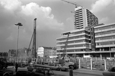 Hoog-Catharijne, bouw-werkzaamheden, Bestanddeelnr 926-6954