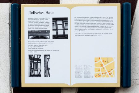 Infotafel Jüdisches Haus, Wanfried, Deutschland IMGL0100 edit
