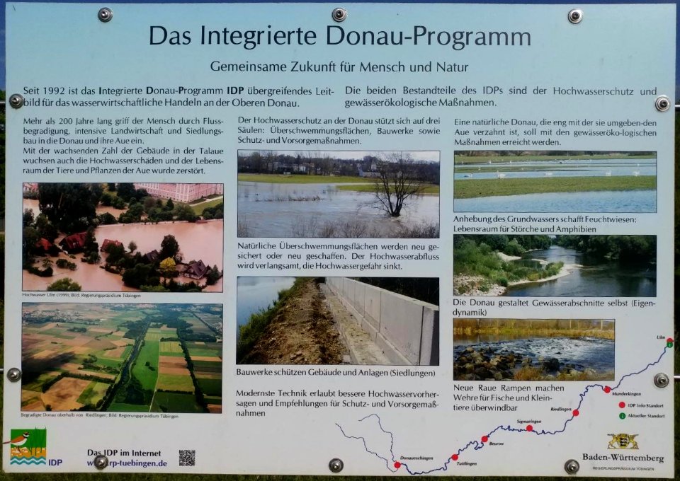 Infotafel Das Integrierte Donau-Programm
