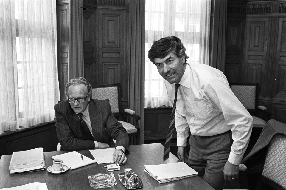 Informateur Van Kemenade (l) en Ruud Lubbers (CDA), Bestanddeelnr 932-3438