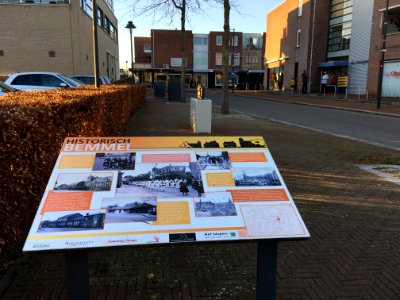 Informatiebord in Bemmel-Centrum