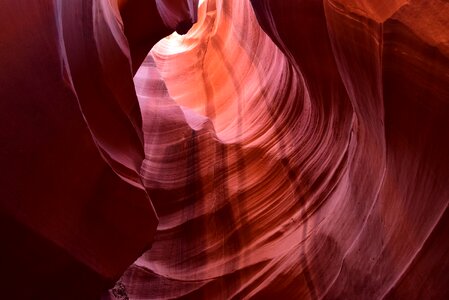 Upper antelope canyon arizona mysterious photo