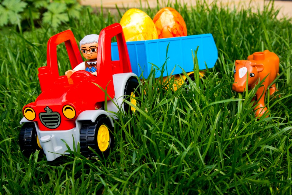 Duplo tractor harvest