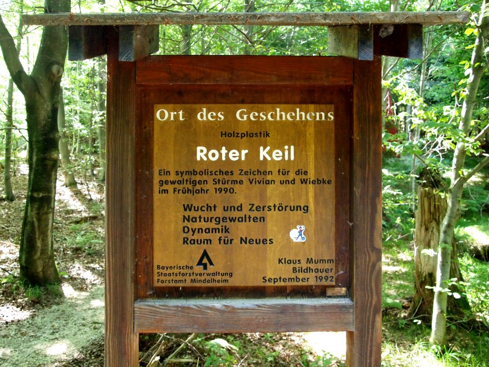 Infotafel Roter Keil