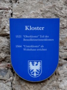 Infotafel Untergasse 1–3, Arnstadt