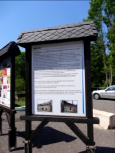 Infotafel zur Geschichte der Saline in Bad Sulza