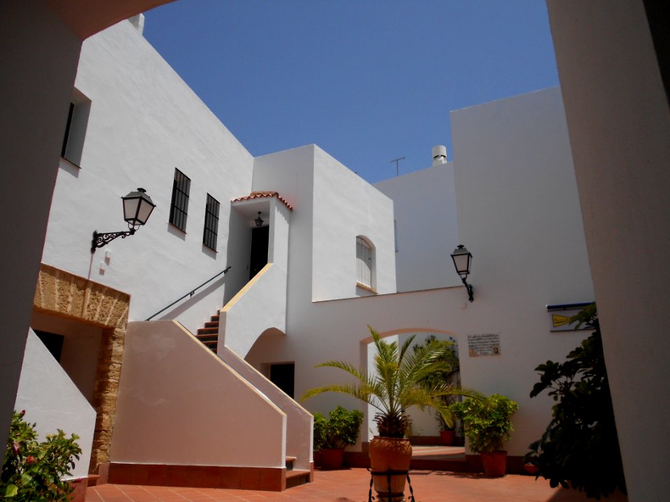 Innenhof in Conil
