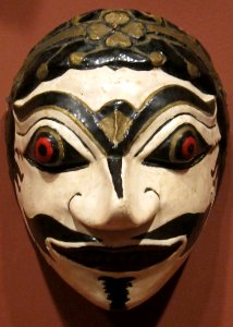 Indonesian mask in the Honolulu Museum of Art, VIII