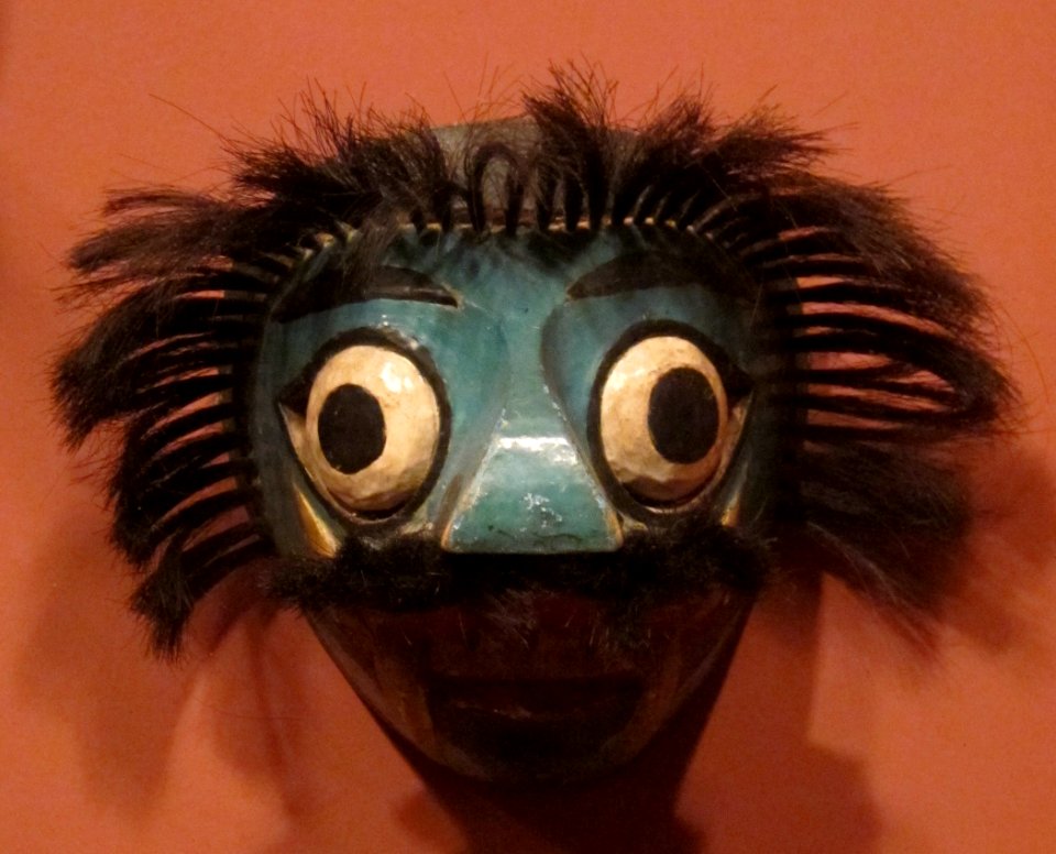 Indonesian mask in the Honolulu Museum of Art, IX