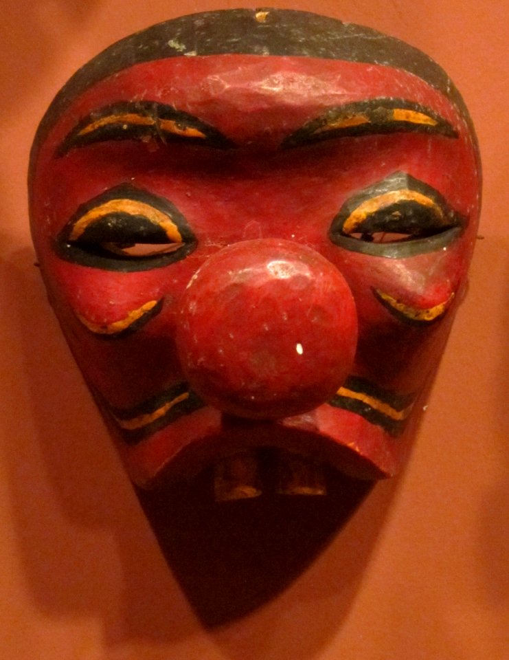 Indonesian mask in the Honolulu Museum of Art, XVIII