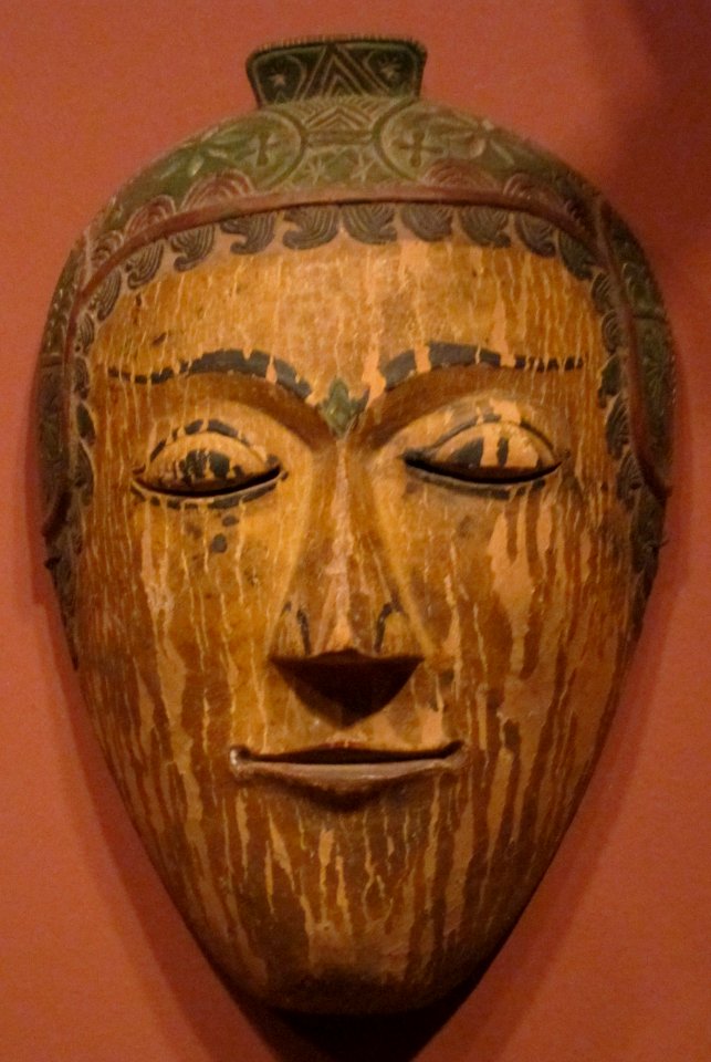 Indonesian mask in the Honolulu Museum of Art, XI