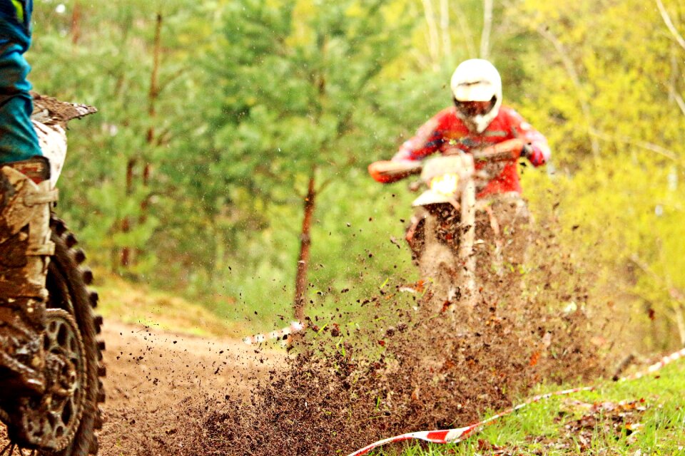 Dirt motorcycle cross