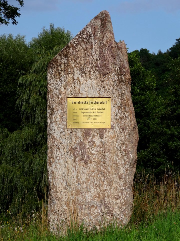 Infotafel an der Brücke von Fischersdorf nach Breternitz