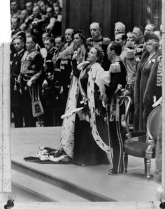 Inhuldiging koningin Juliana. Plechtigheid in de Nieuwe Kerk te Amsterdam (volgn, Bestanddeelnr 900-0176